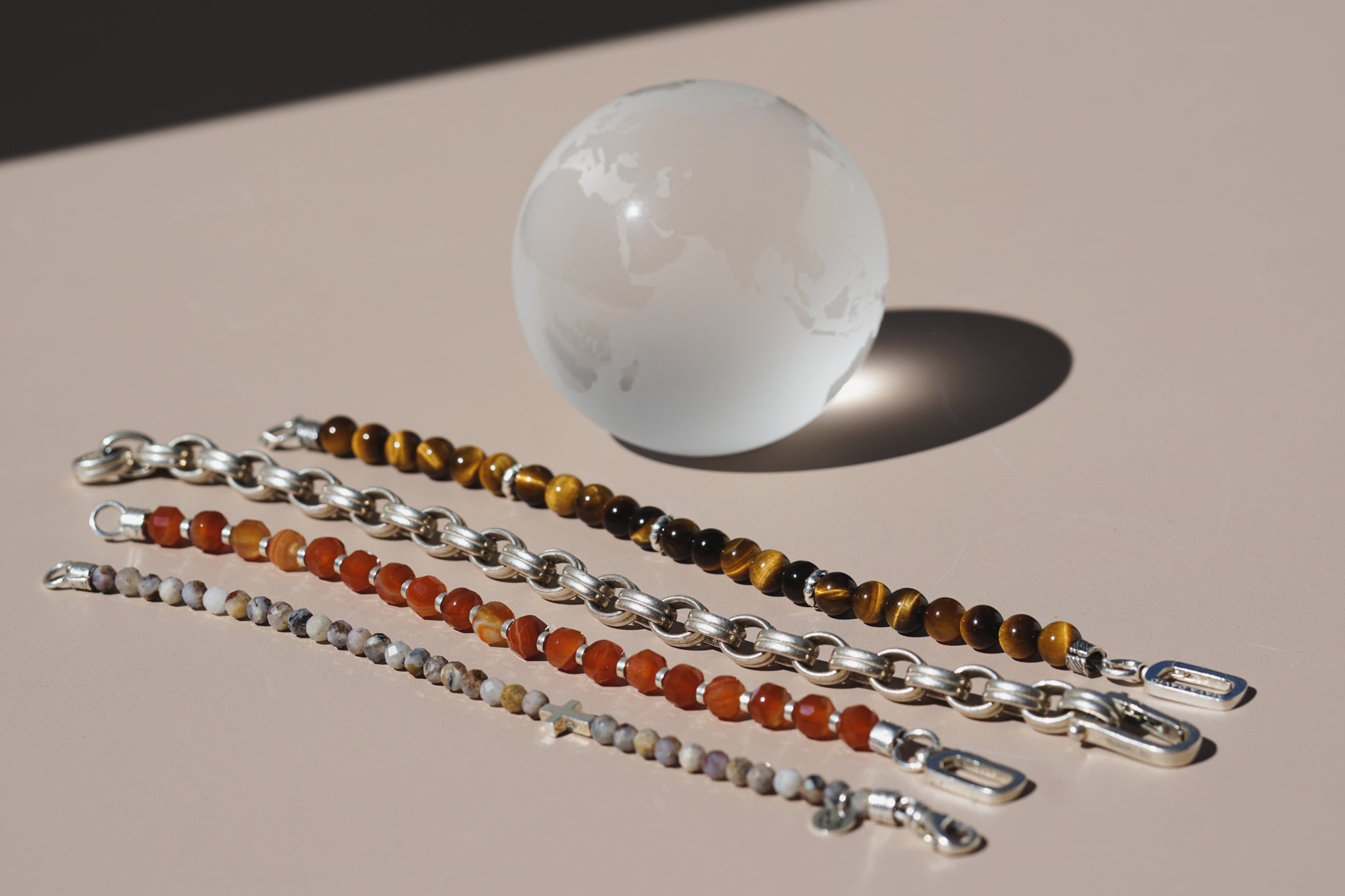 Refined Signature Bracelet | Tiger's Eye & Sterling Silver