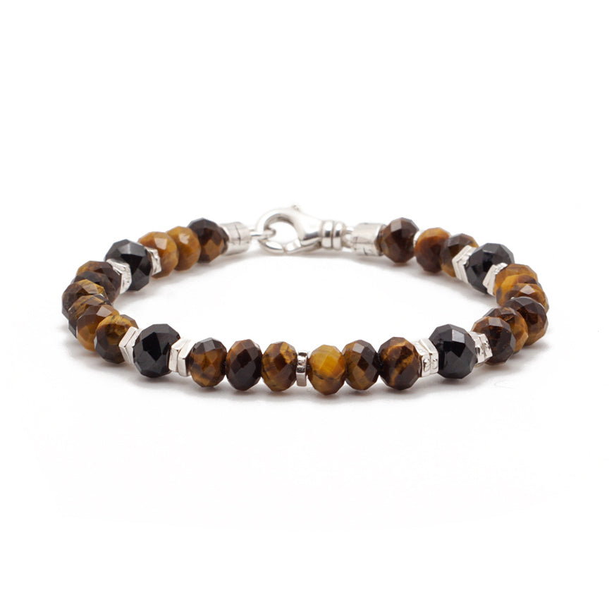 Legacy Bracelet | Tiger's Eye, Black Spinel & Sterling Silver