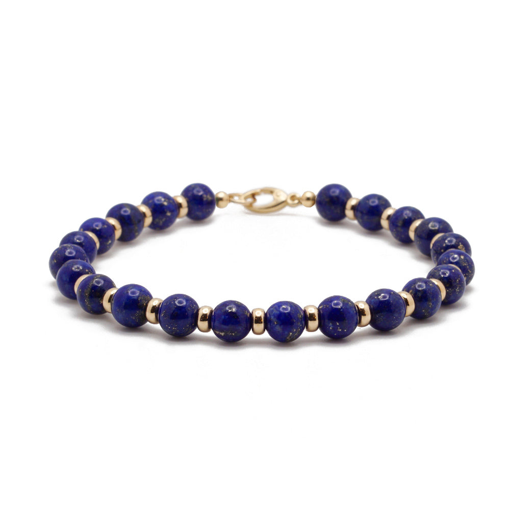 Atlas Bracelet | Lapis Lazuli & 14K Gold