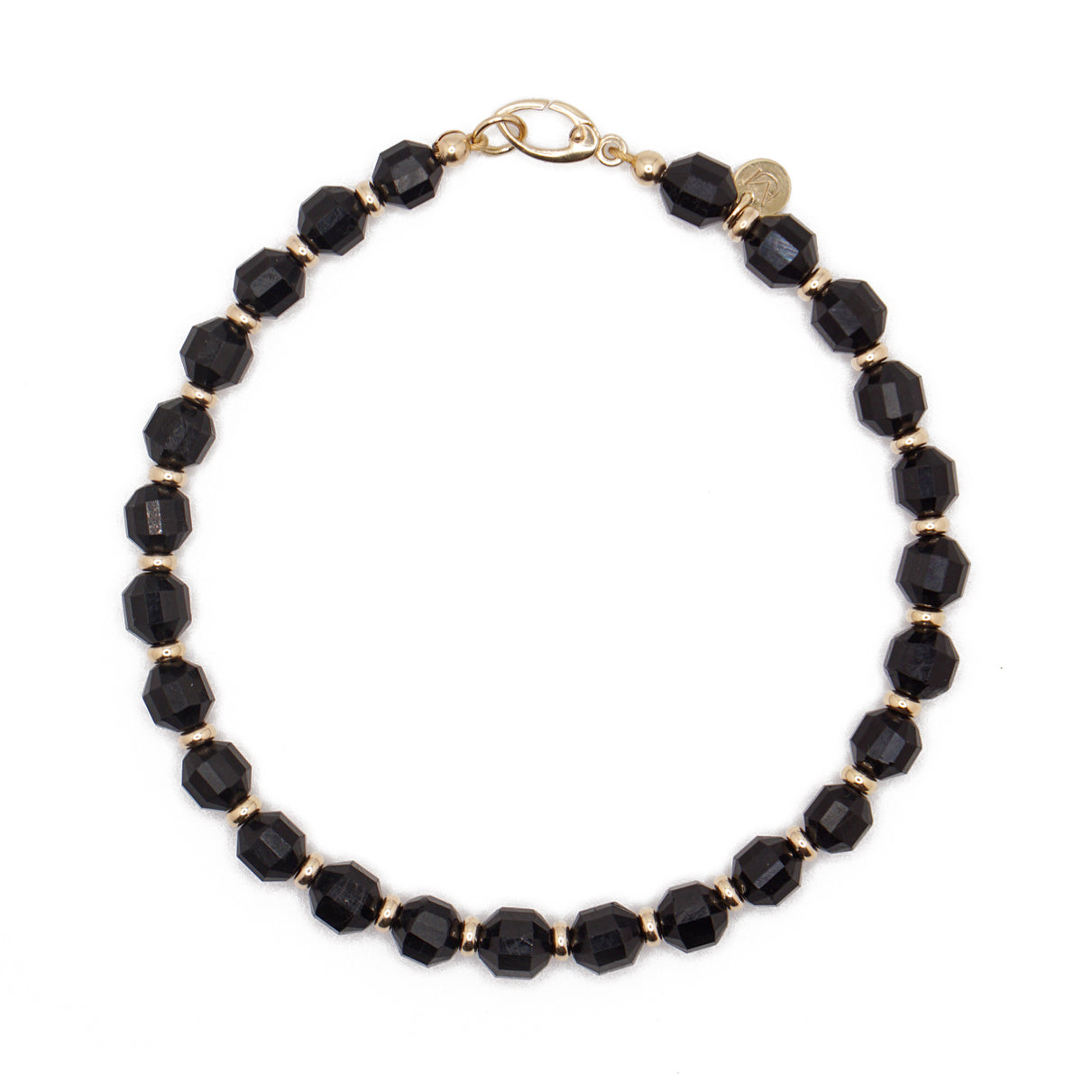 Arcanum Bracelet | Black Tourmaline & 14K Gold
