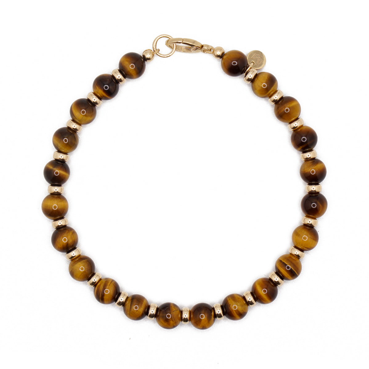Atlas Bracelet | Tiger's Eye & 14K Gold