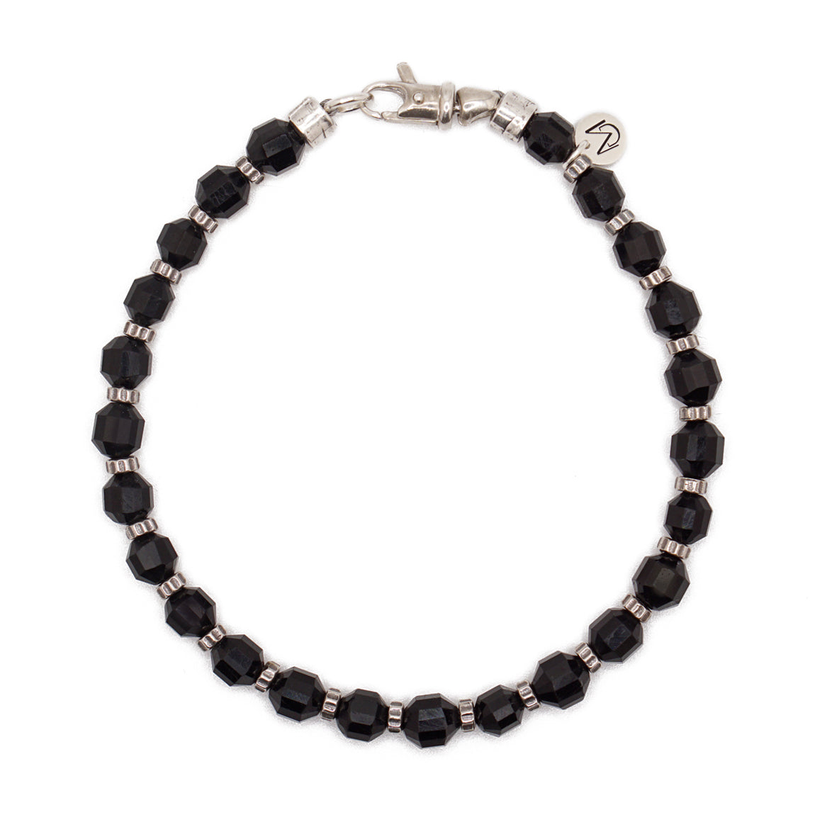 Arcanum Bracelet | Black Tourmaline & Sterling Silver