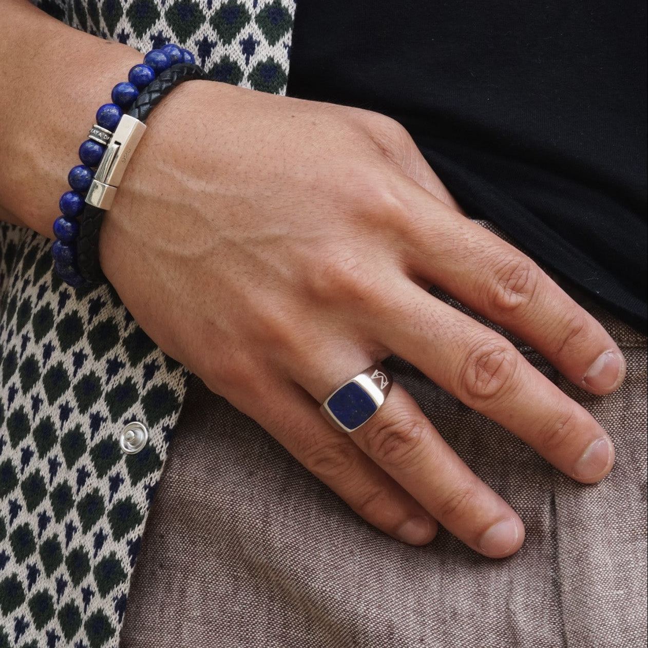 Deepwater Ring | Lapis Lazuli & Sterling Silver