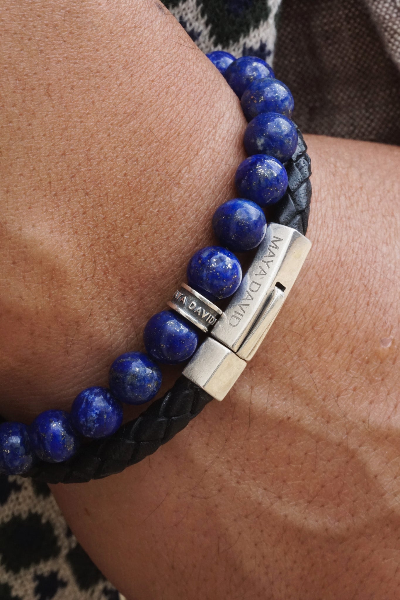 Nomad Leather Bracelet | Sterling Silver
