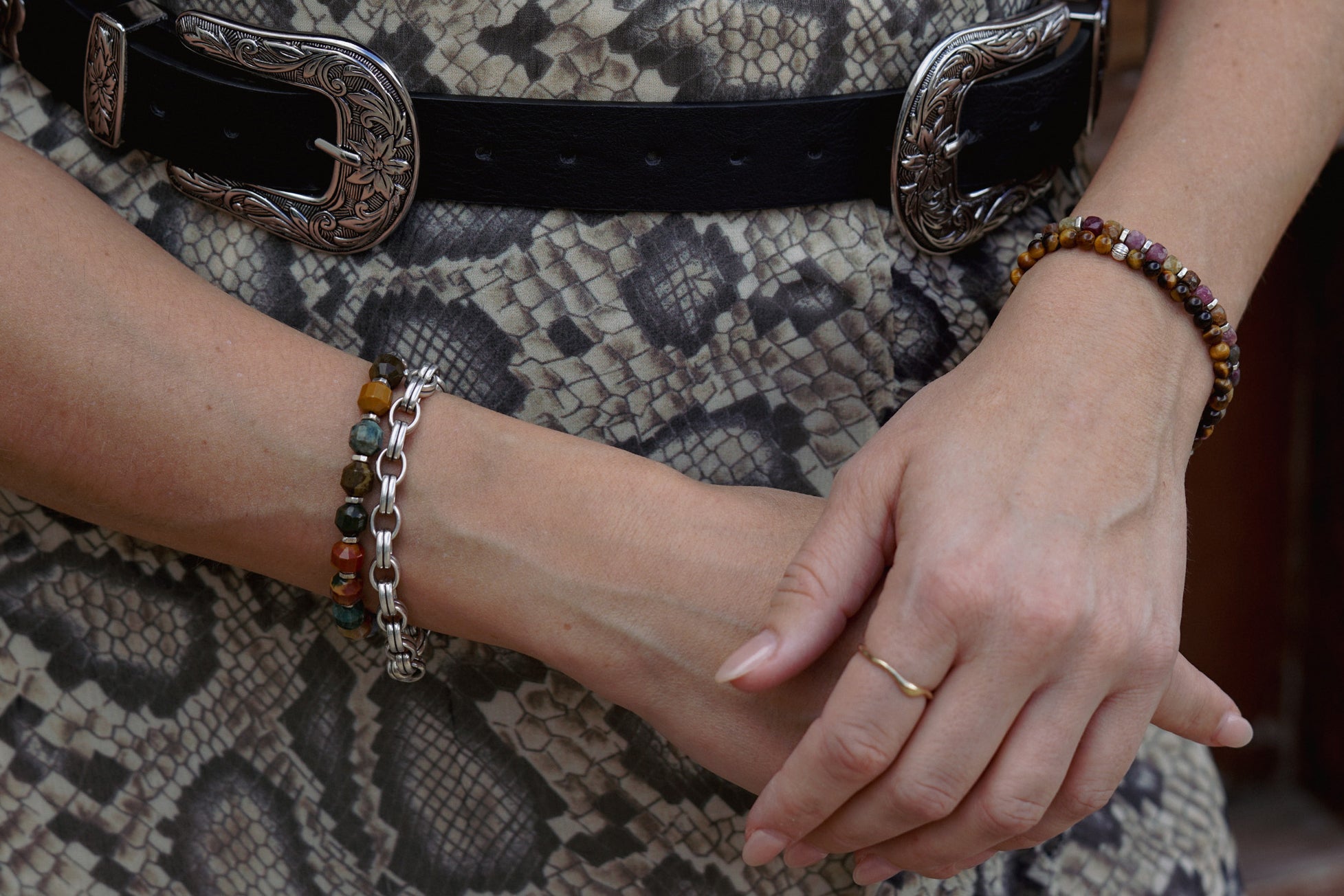 Voyager Bracelet | Ocean Jasper & Sterling Silver