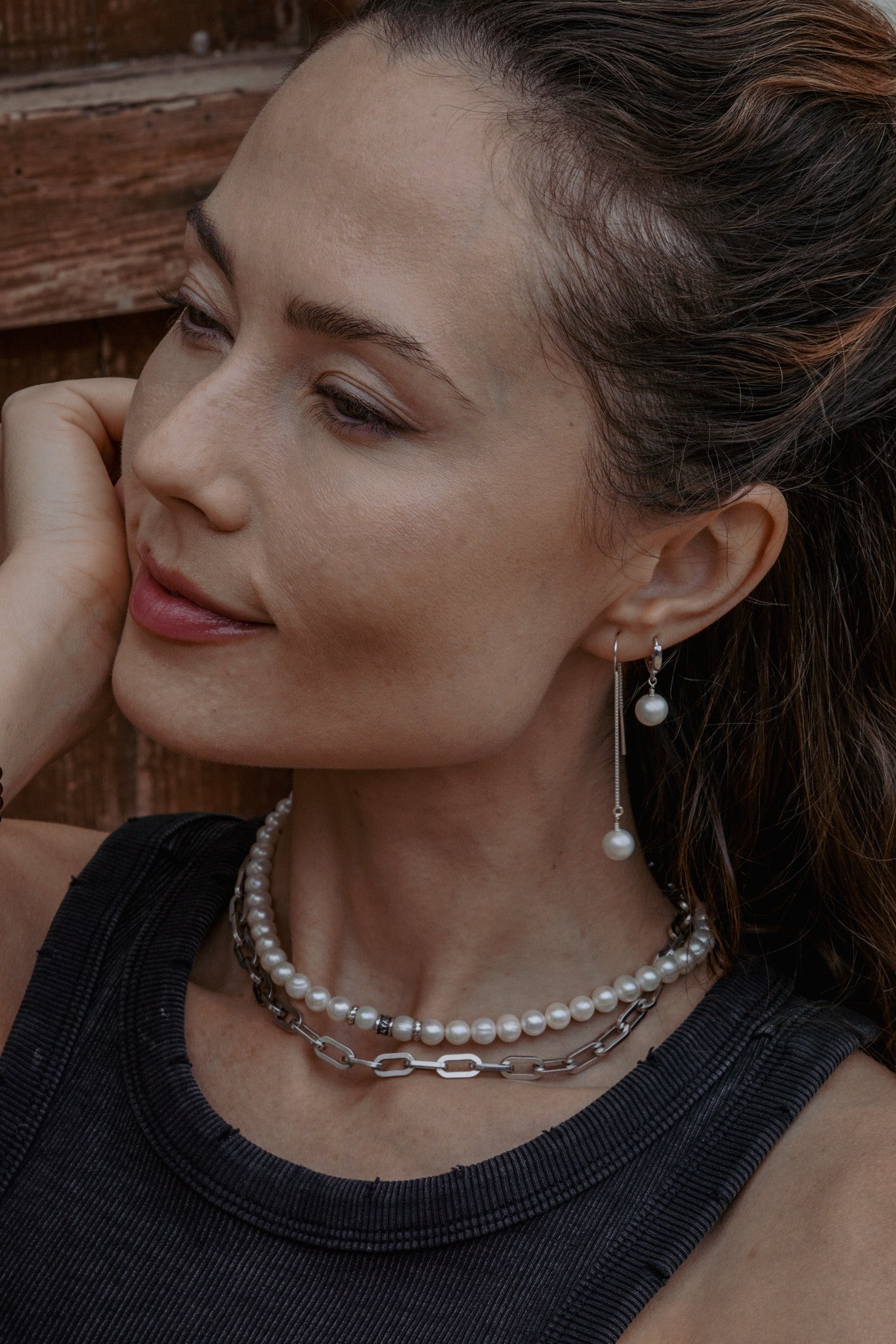 Freshwater Pearl Necklace | Sterling Silver