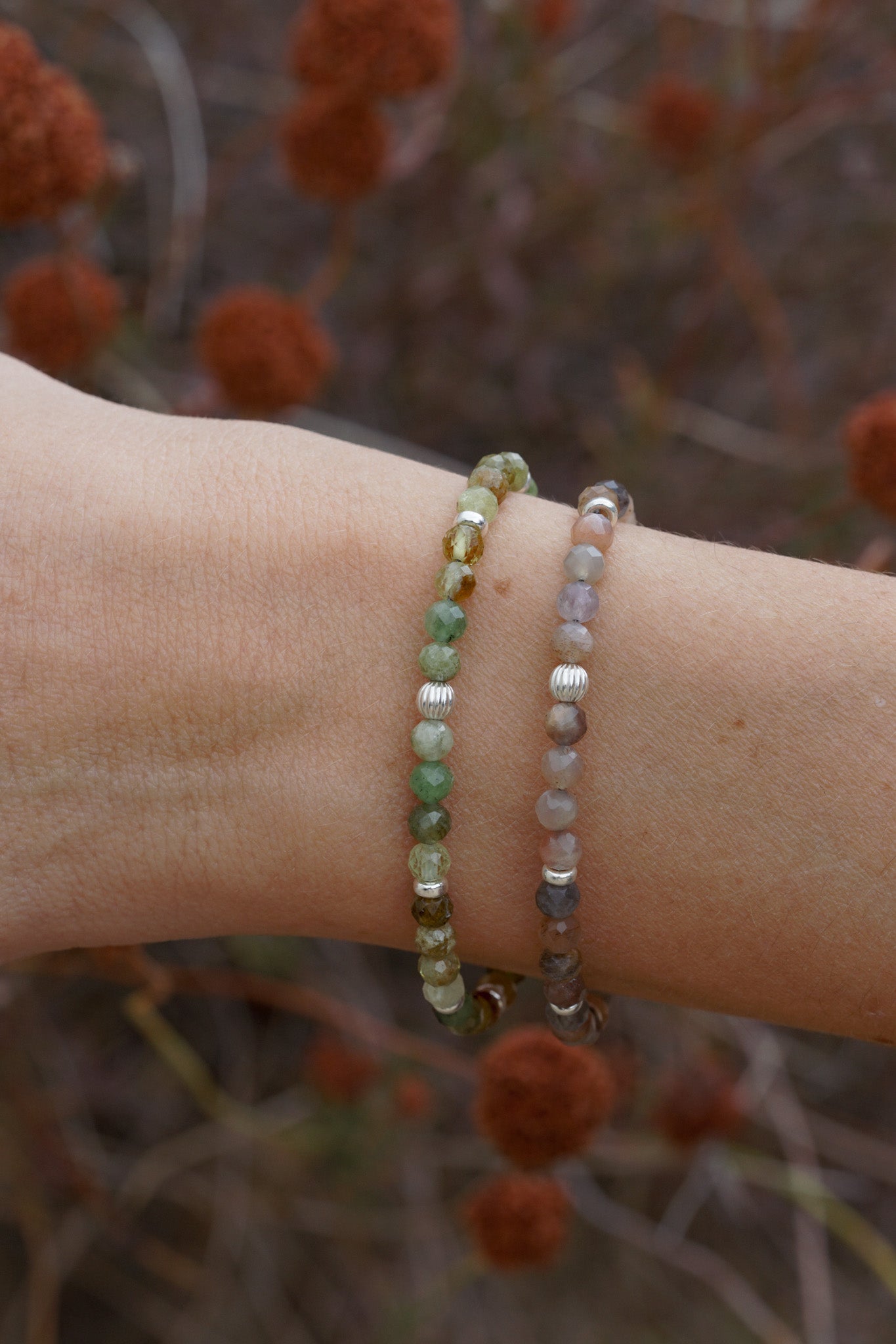 Solara Bracelet | Sunstone & Sterling Silver