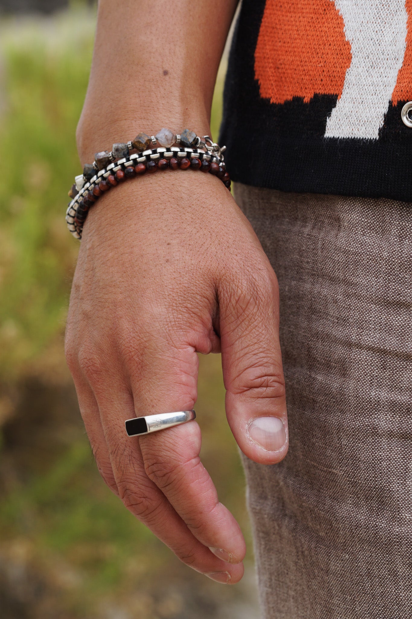 Talon Bracelet | Pietersite & Sterling Silver