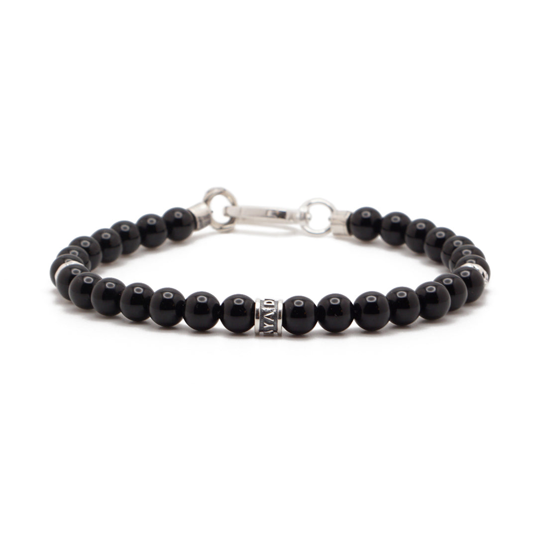 Signature Bracelet | Onyx & Sterling Silver