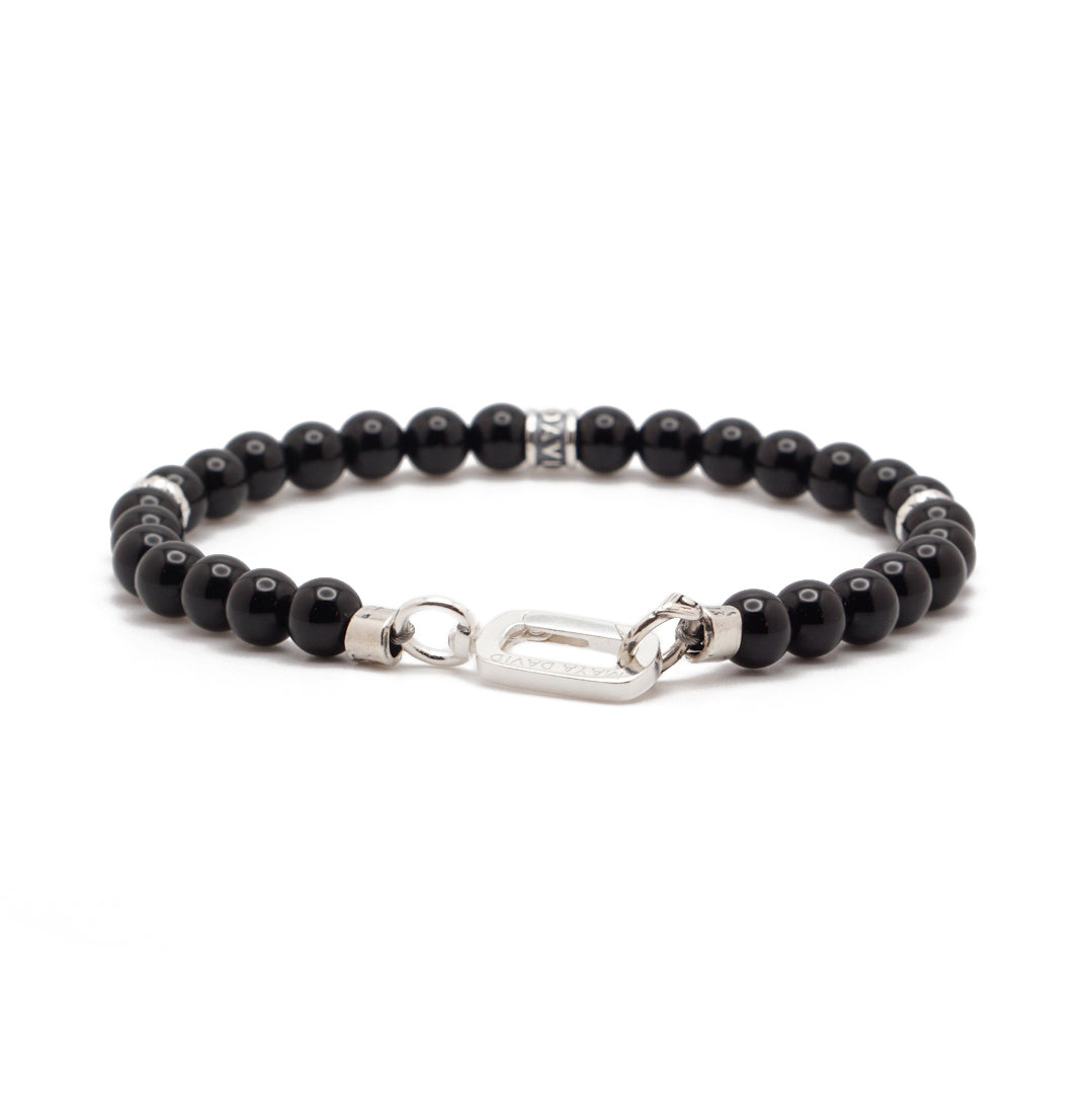Signature Bracelet | Onyx & Sterling Silver