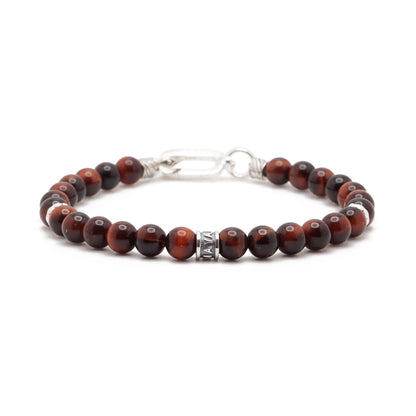 Red Tiger's Eye | Sterling Silver | 6mm