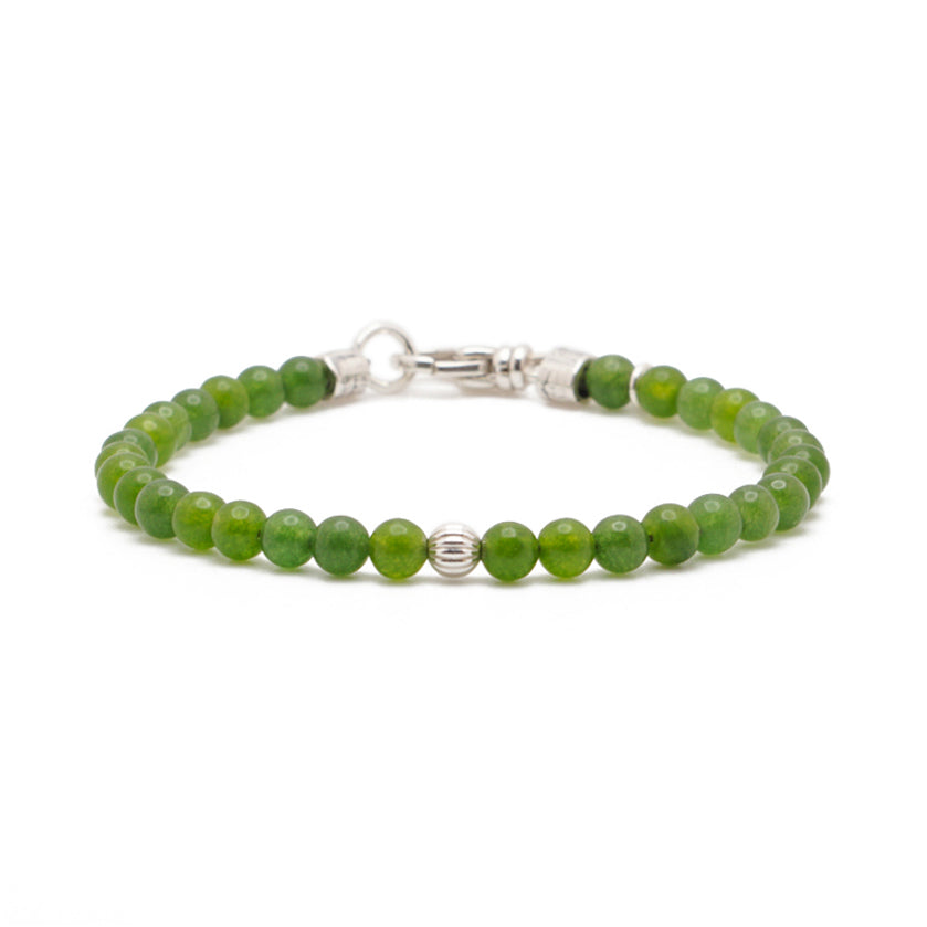 Refined Slim Bracelet | Canadian Jade & Sterling Silver