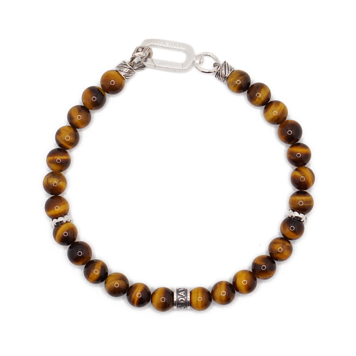 Signature Bracelet | Tiger's Eye & Sterling Silver