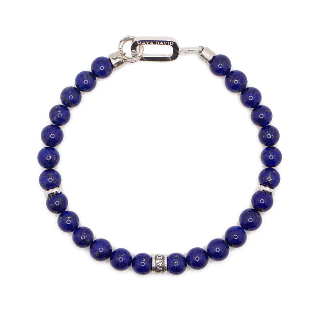 Signature Bracelet | Lapis Lazuli & Sterling Silver
