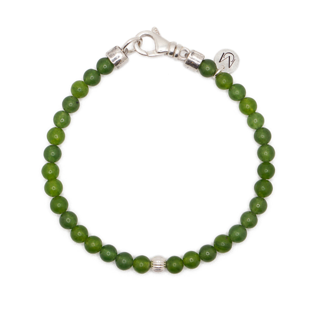 Refined Slim Bracelet | Canadian Jade & Sterling Silver