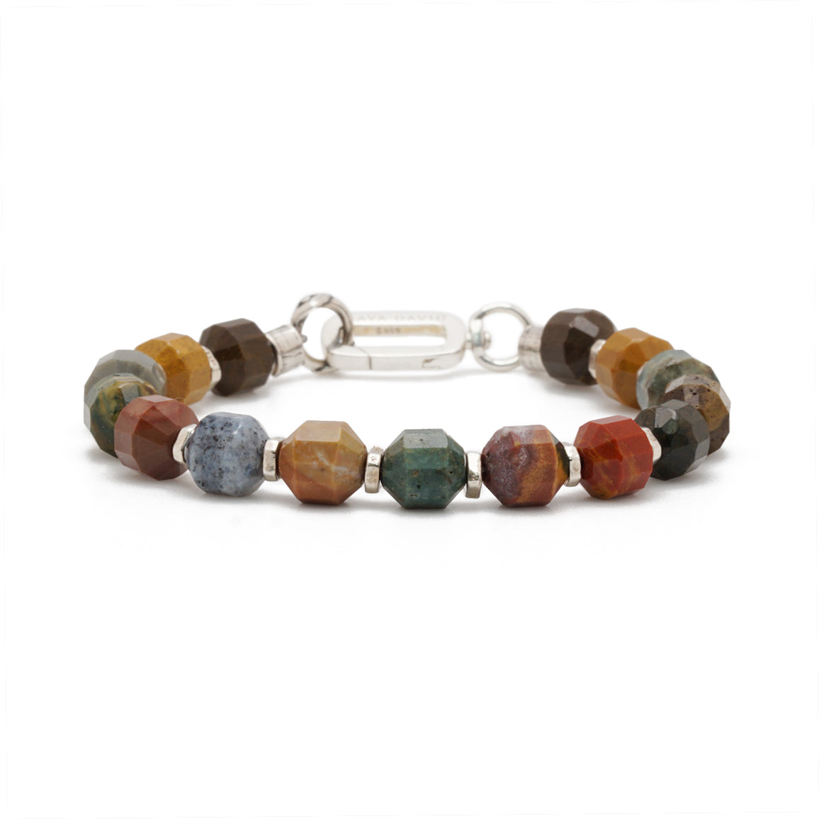 Voyager Bracelet | Ocean Jasper & Sterling Silver