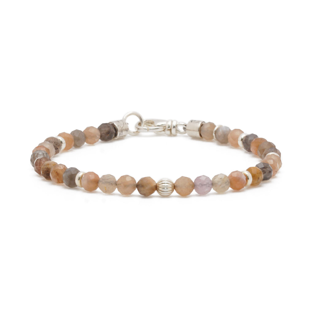 Solara Bracelet | Sunstone & Sterling Silver