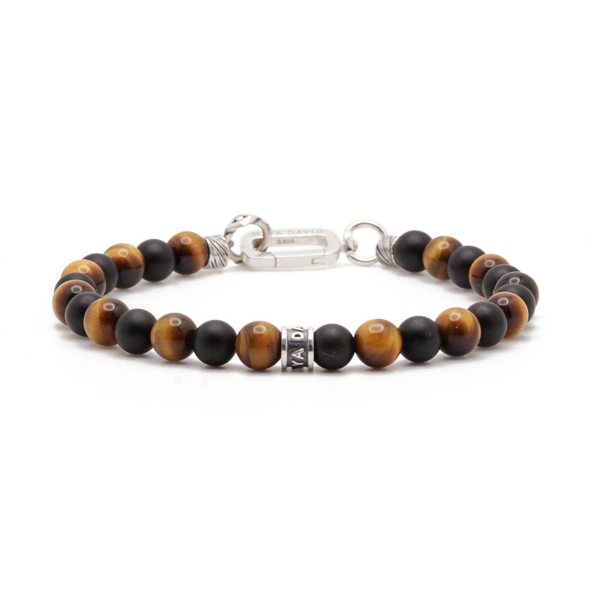 Signature Bracelet | Tiger's Eye, Onyx & Sterling Silver