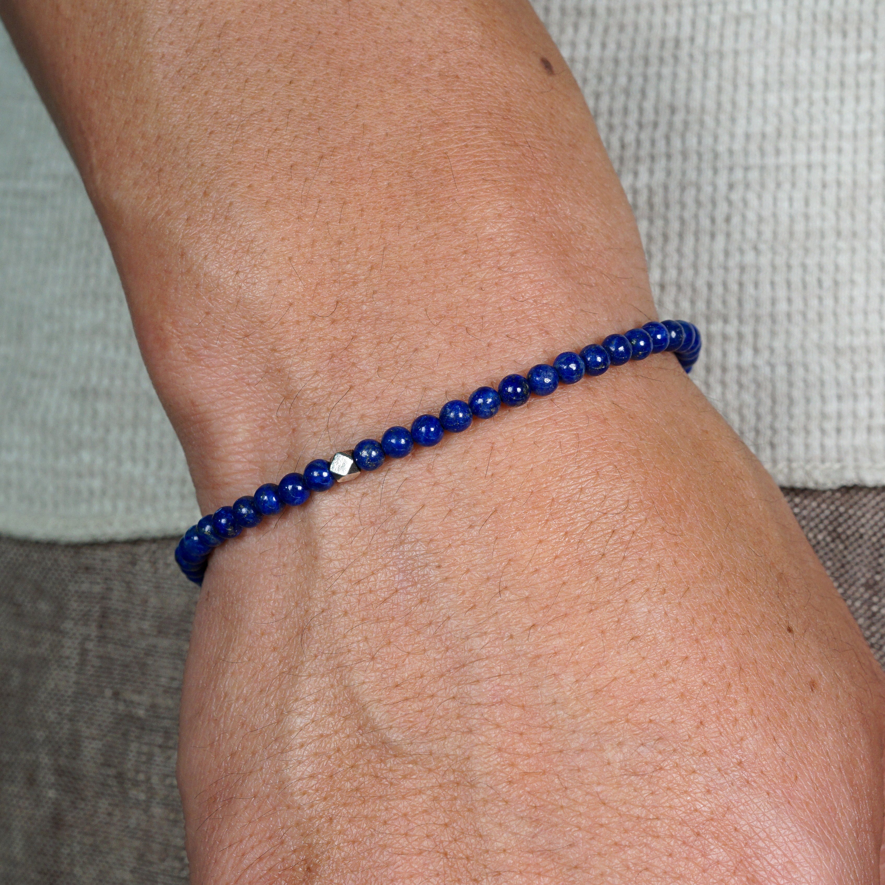 Signature Slim Bracelet | Lapis Lazuli & Sterling Silver