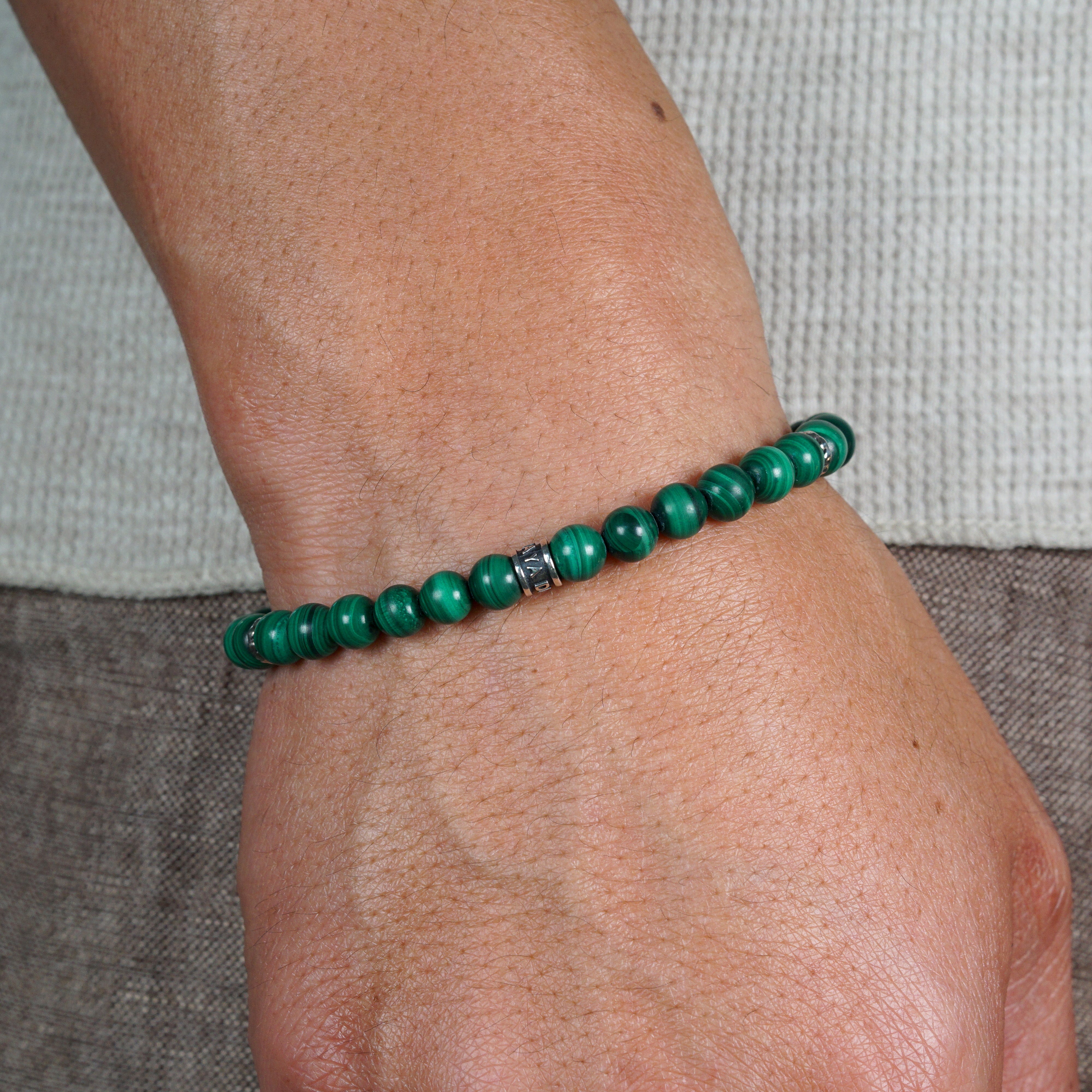 Signature Bracelet | Malachite & Sterling Silver