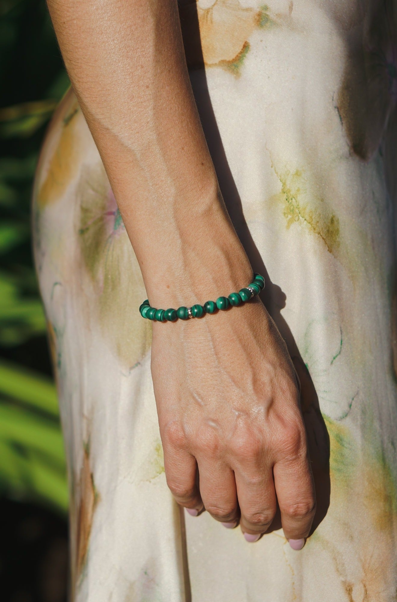 Refined Signature Bracelet | Malachite & Sterling Silver