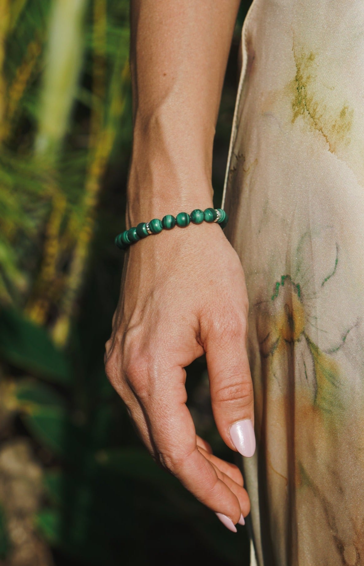 Refined Signature Bracelet | Malachite & Sterling Silver