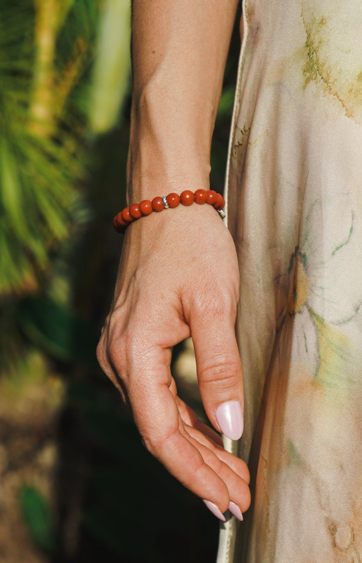 Refined Signature Bracelet | Red Coral & Sterling Silver
