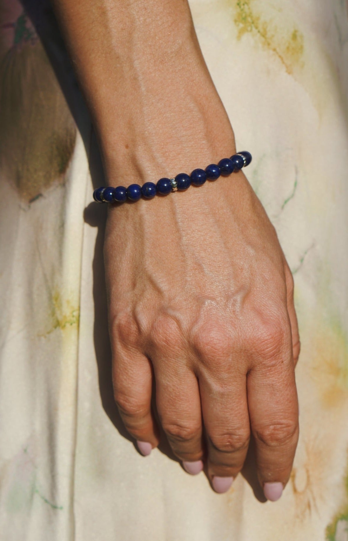 Refined Signature Bracelet | Lapis Lazuli & Sterling Silver