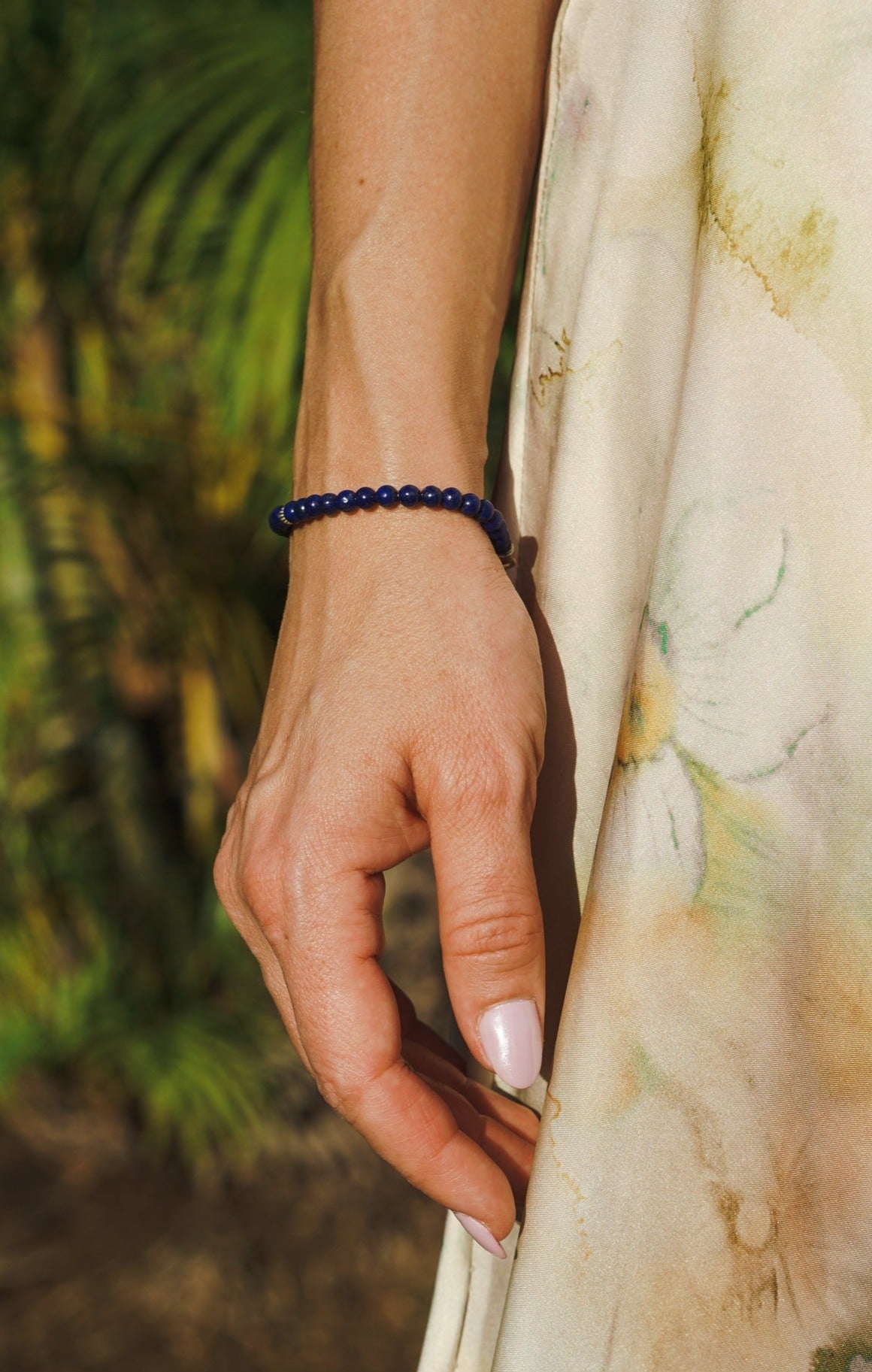 Refined Slim Bracelet | Lapis Lazuli & Sterling Silver