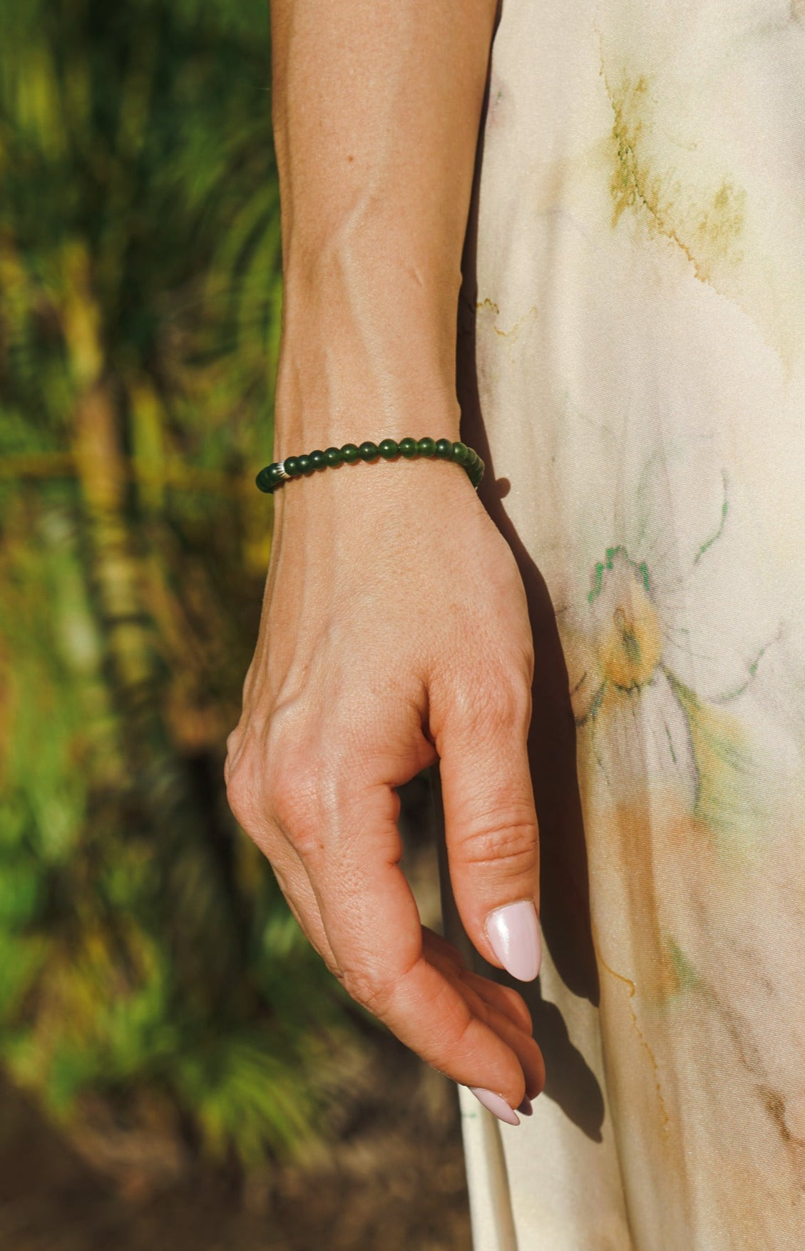 Refined Slim Bracelet | Canadian Jade & Sterling Silver