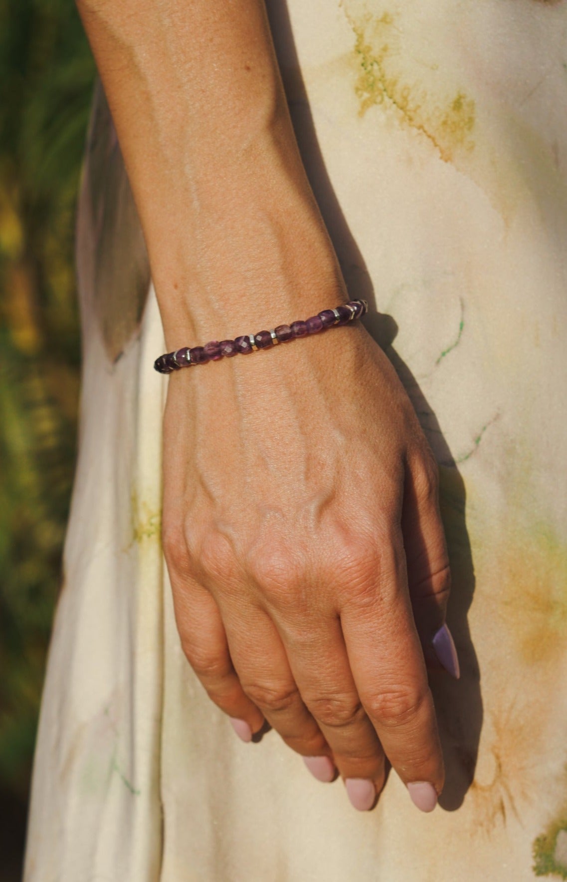 Solstice Bracelet | Amethyst & Sterling Silver