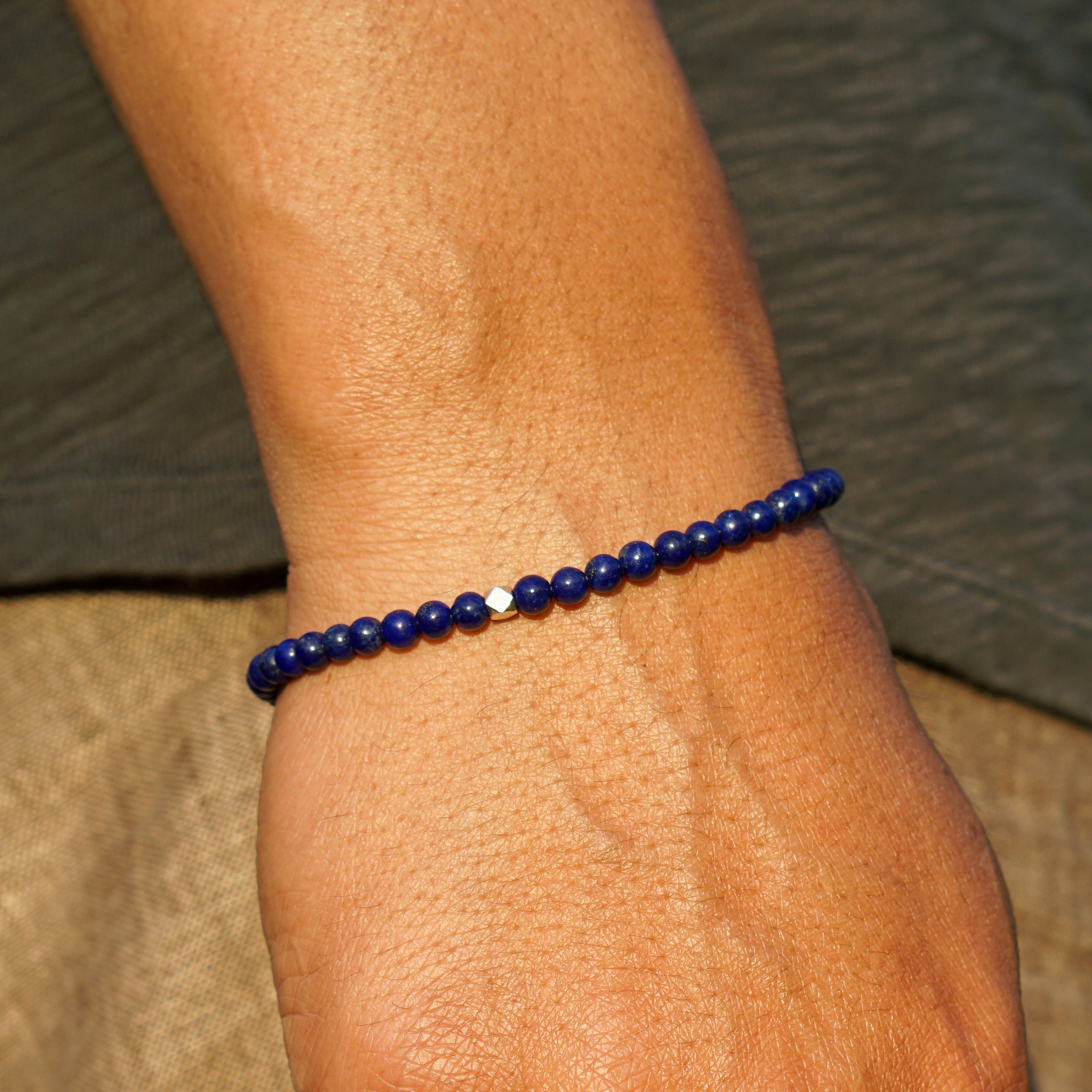 Signature Slim Bracelet | Lapis Lazuli & Sterling Silver
