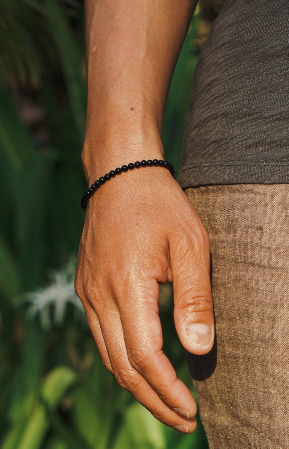 Signature Slim Bracelet | Onyx & Sterling Silver