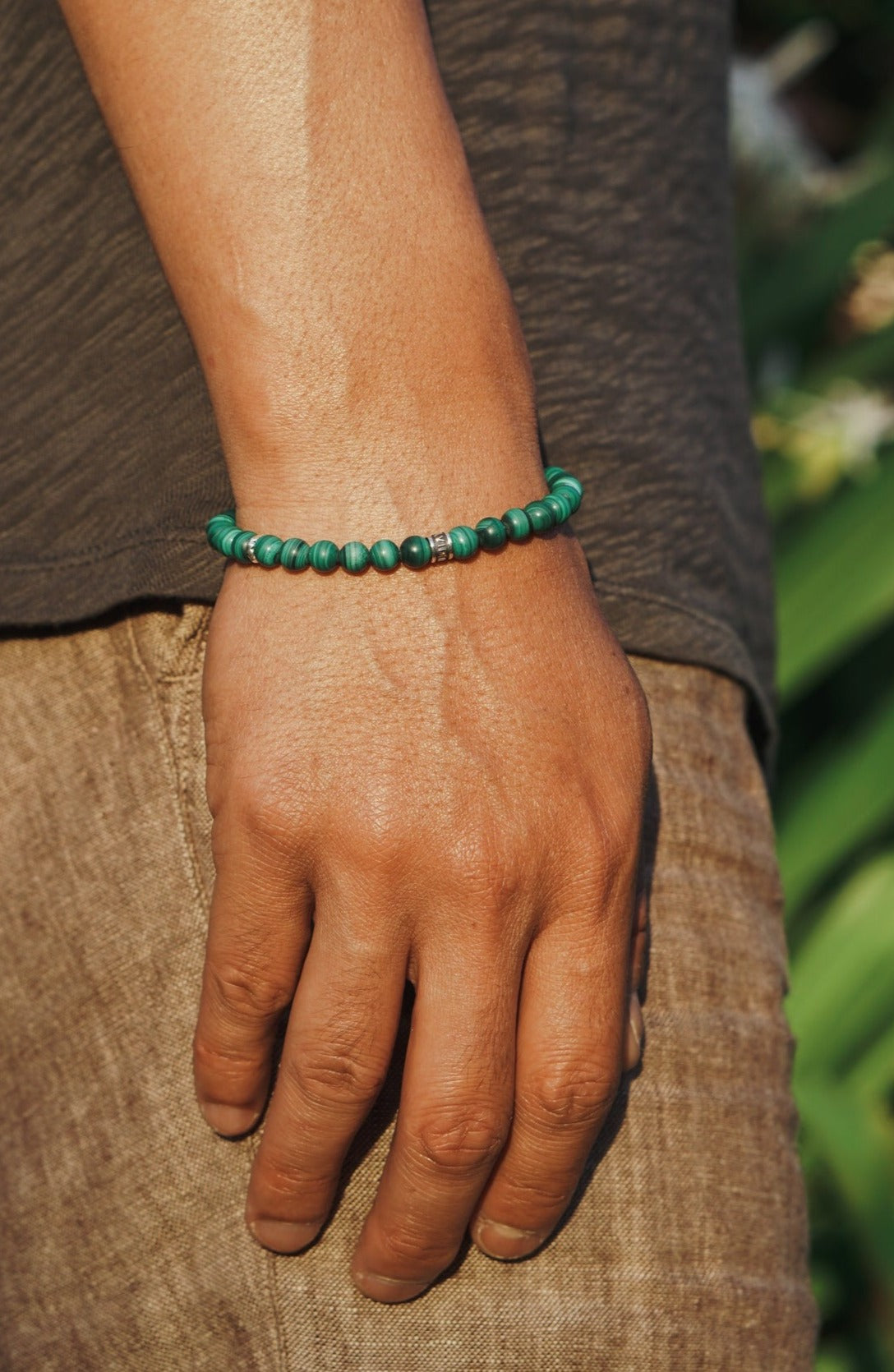 Signature Bracelet | Malachite & Sterling Silver