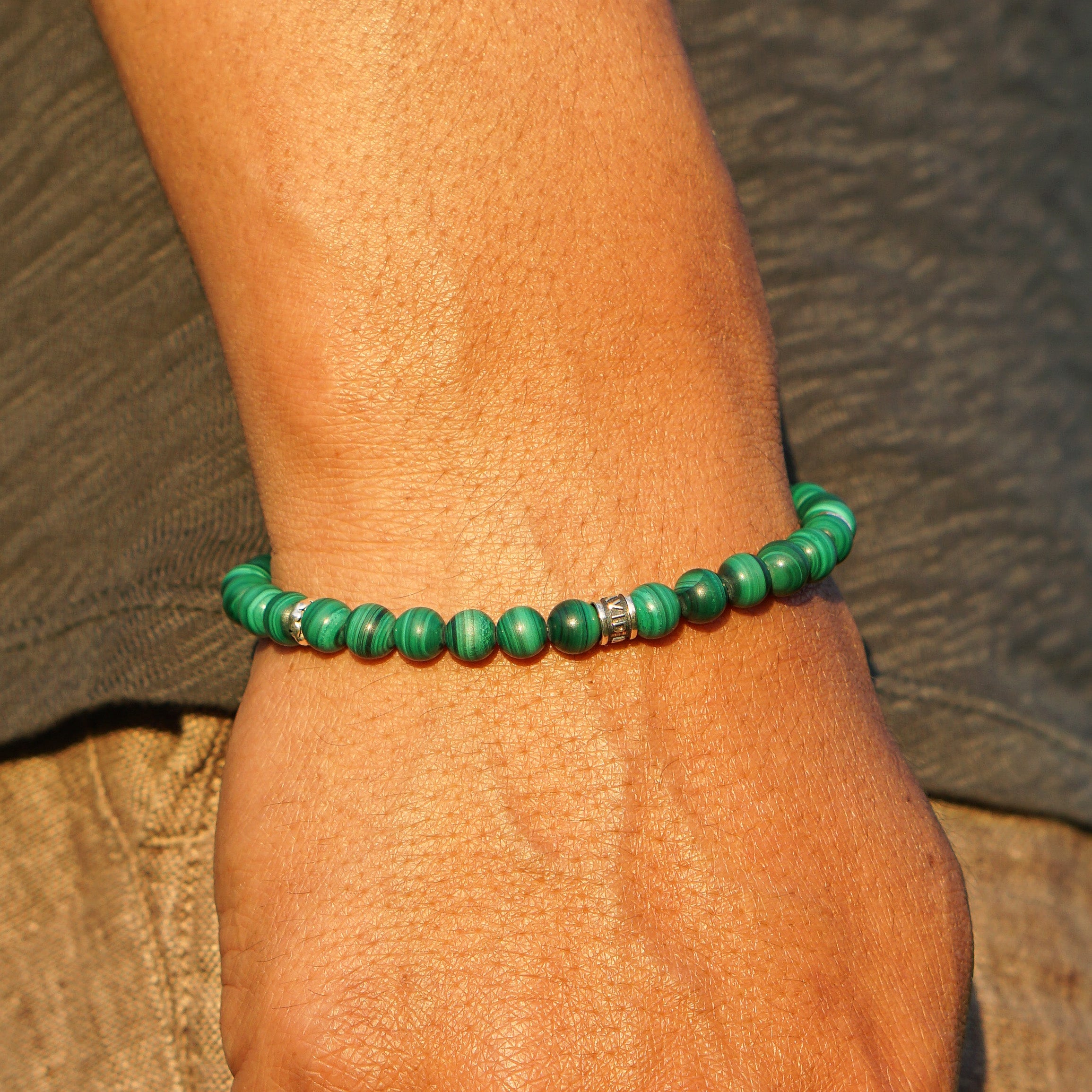 Signature Bracelet | Malachite & Sterling Silver