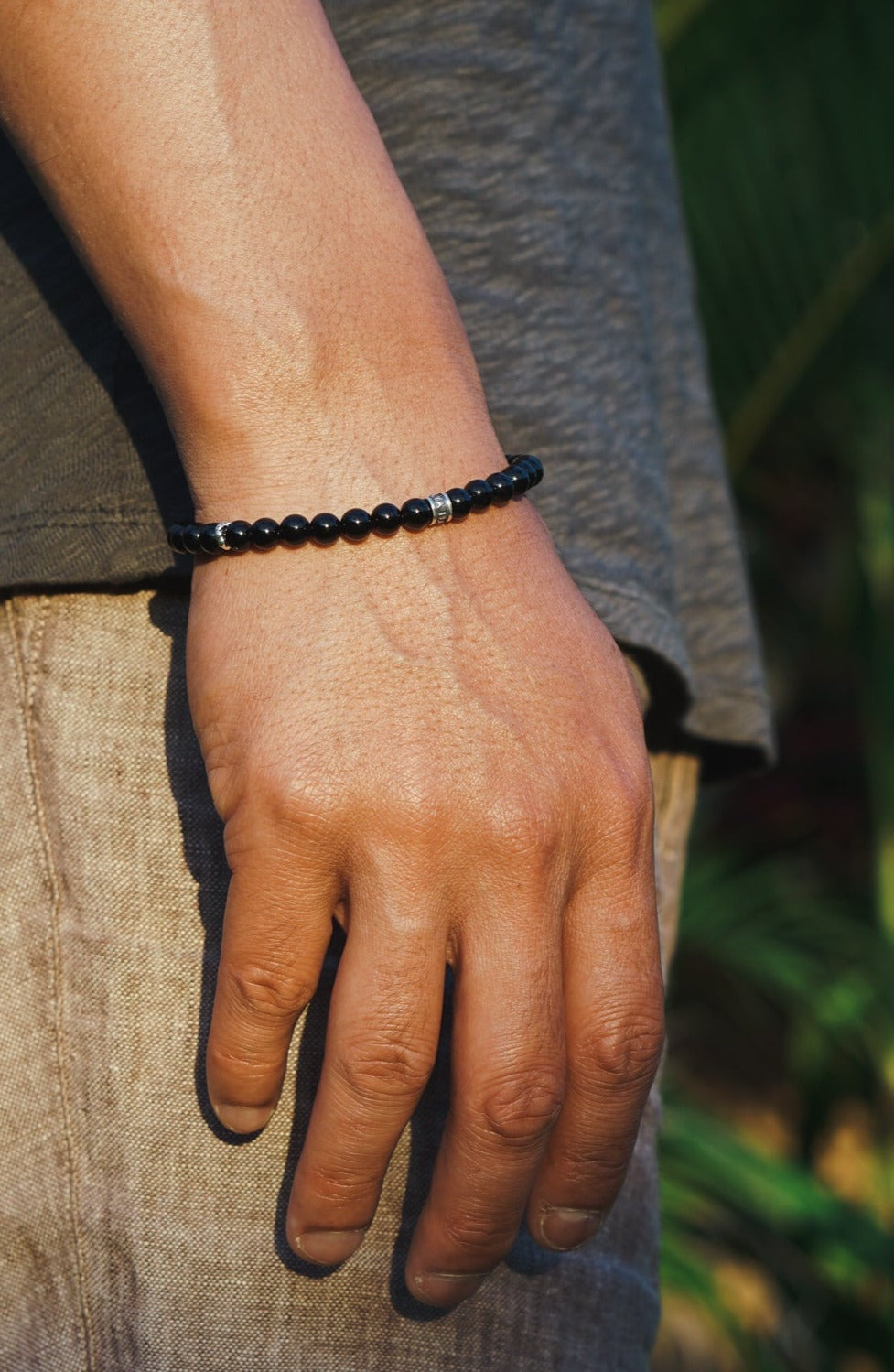 Signature Bracelet | Onyx & Sterling Silver