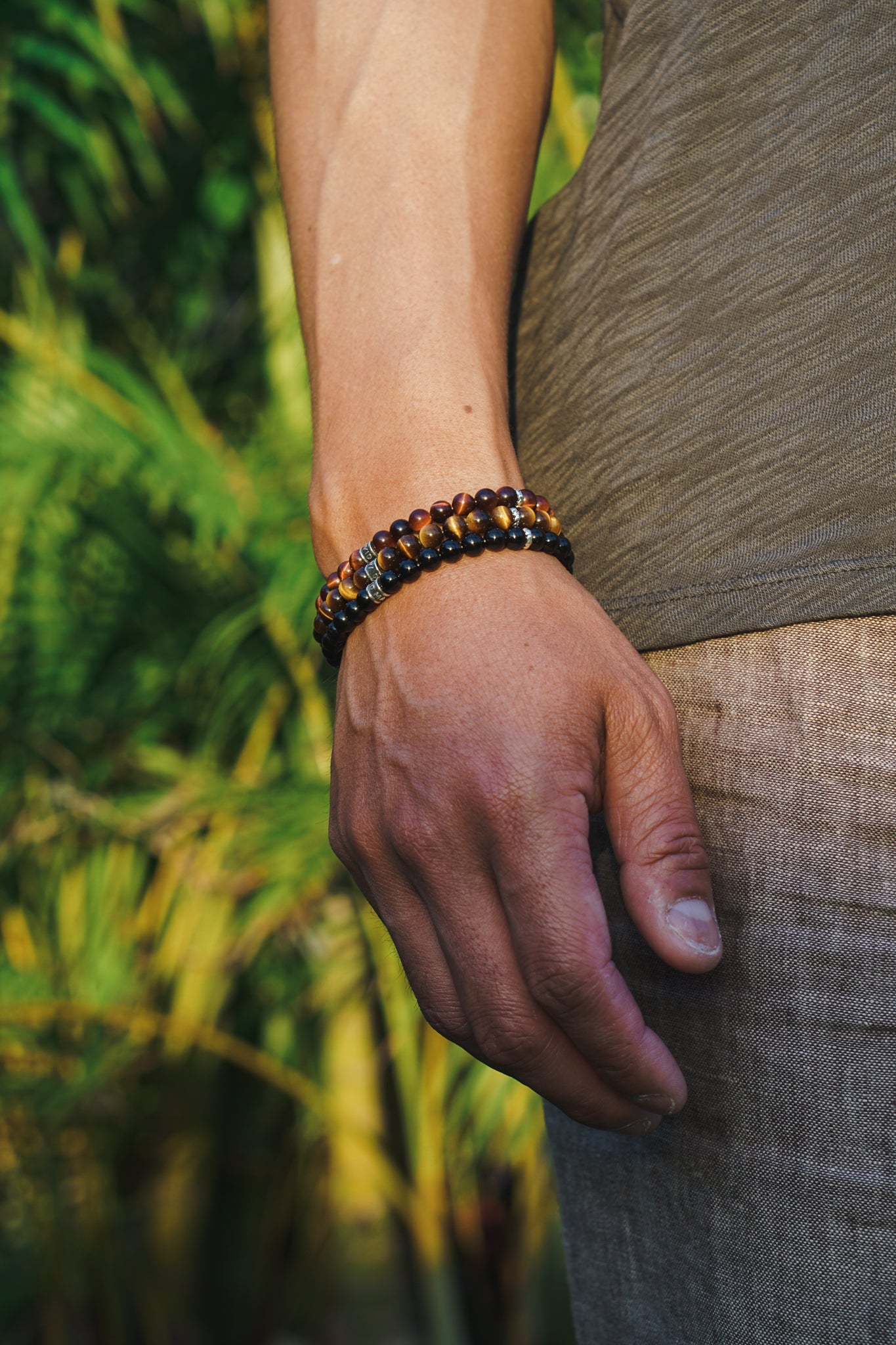 Signature Bracelet | Tiger's Eye & Sterling Silver