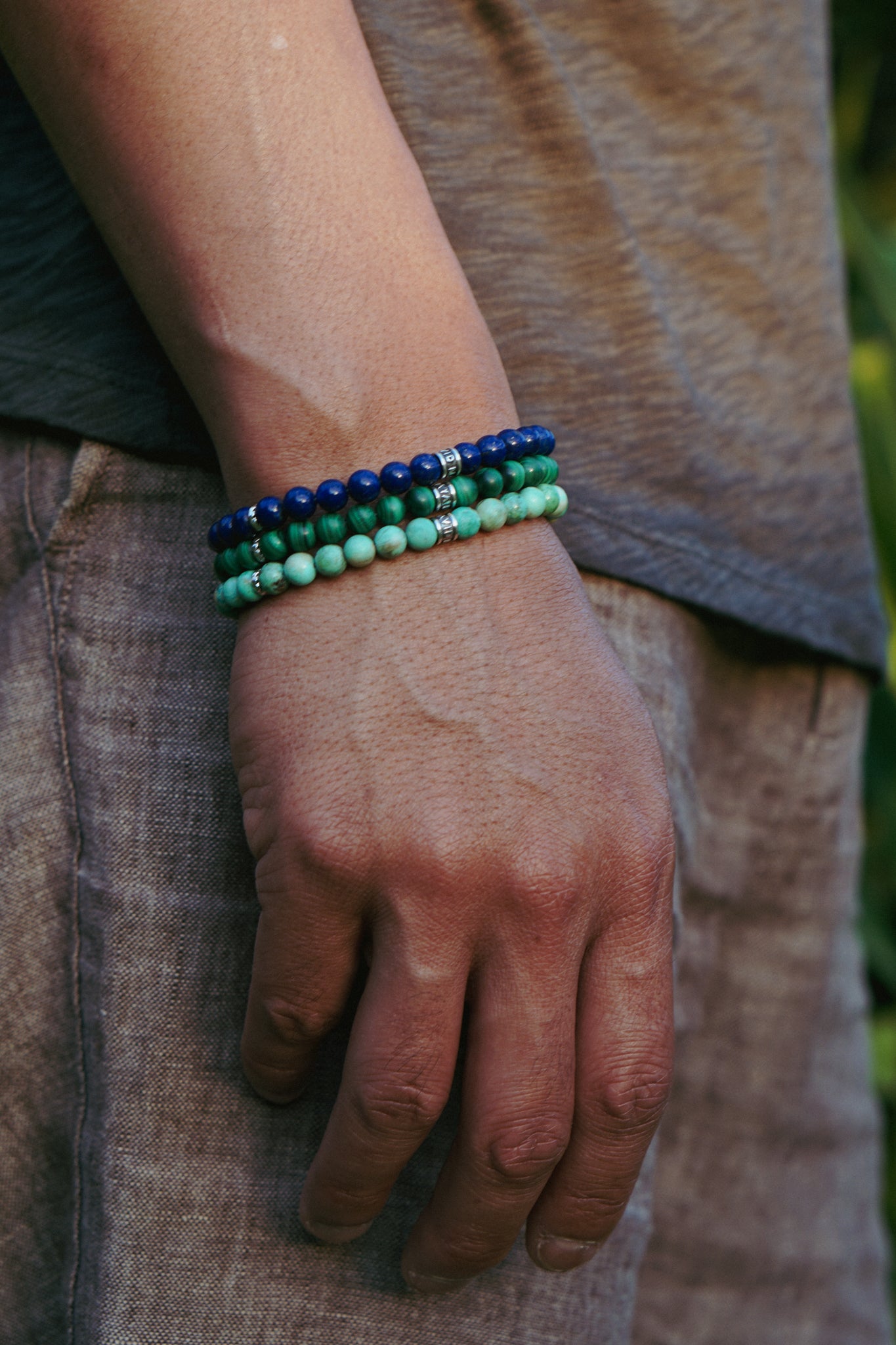 Signature Bracelet | Malachite & Sterling Silver