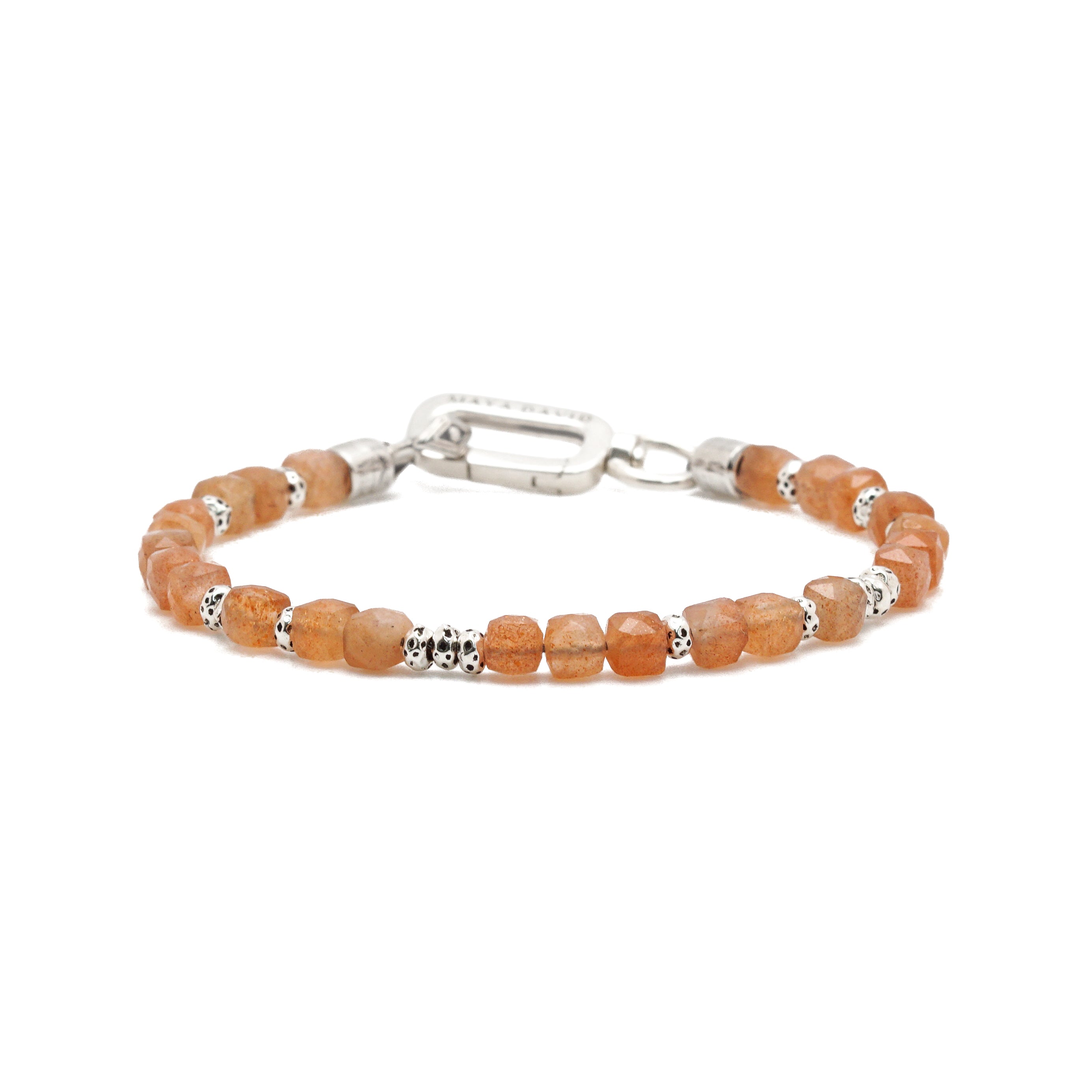 Axis Bracelet | Sunstone & Sterling Silver