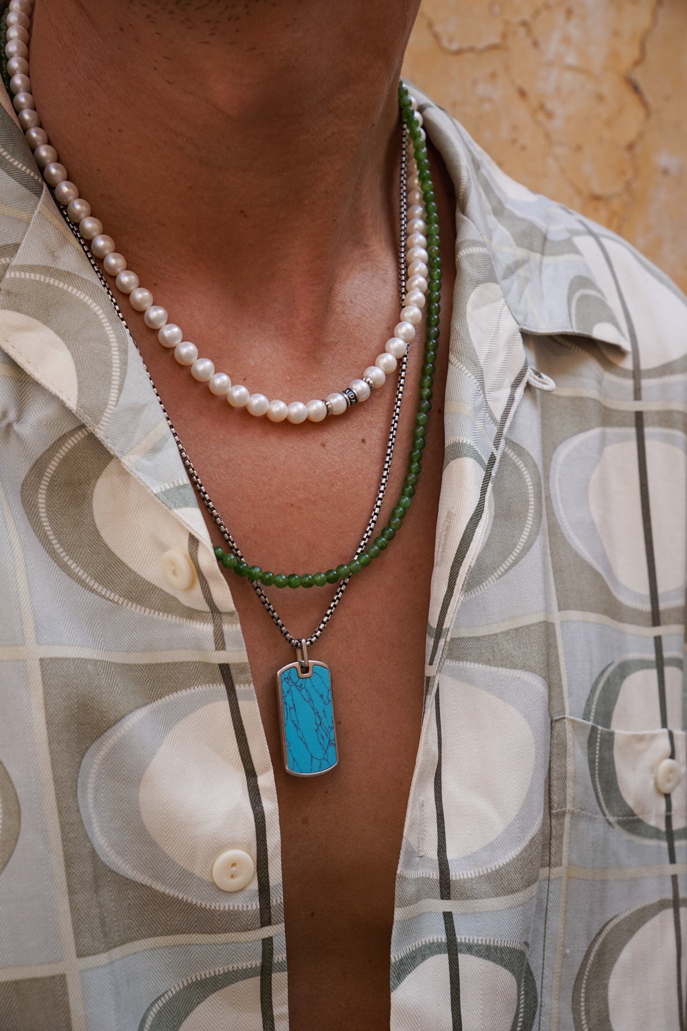 Goldleaf Necklace | Jade & 14K Gold