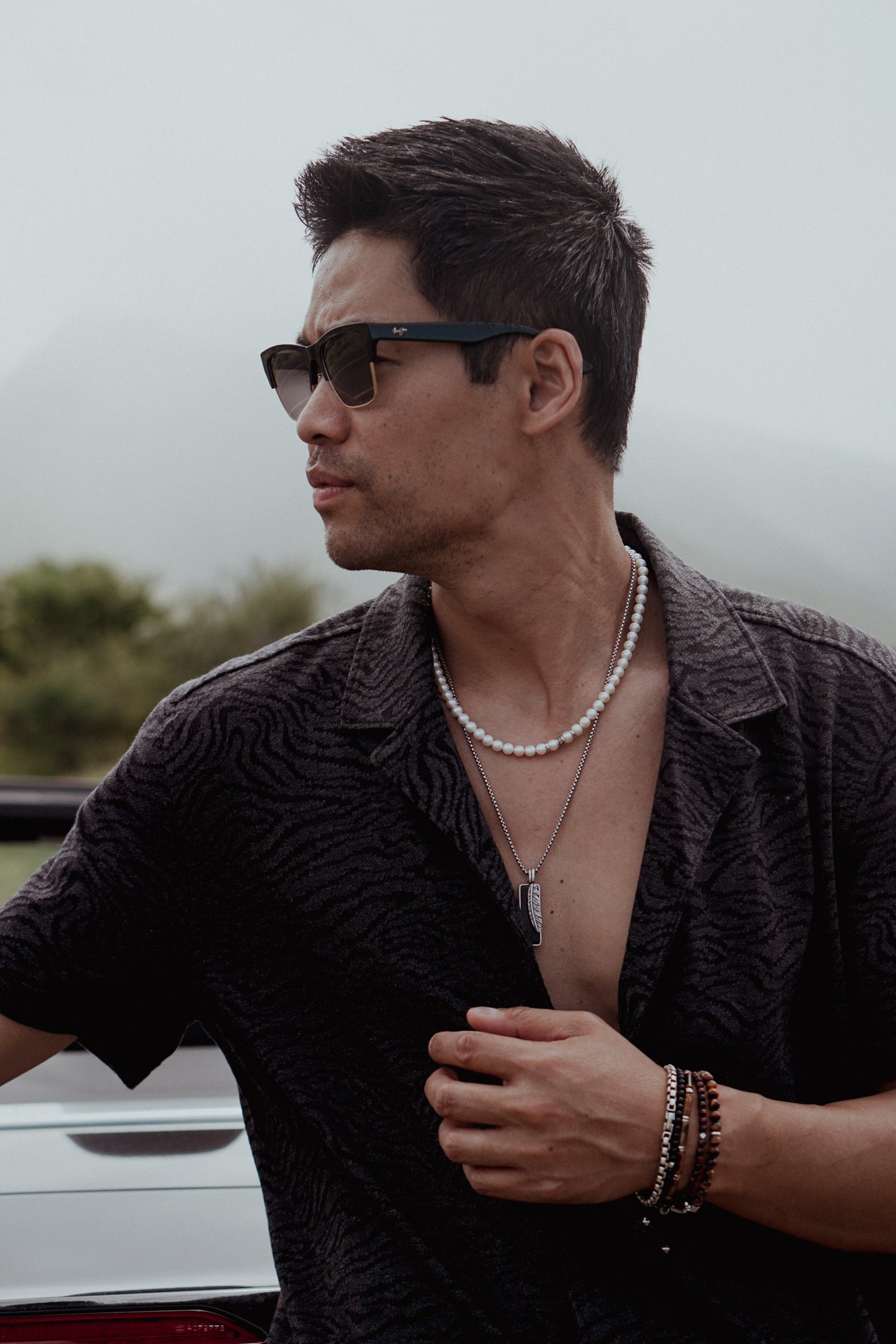 Drift Pearl Necklace | Men's