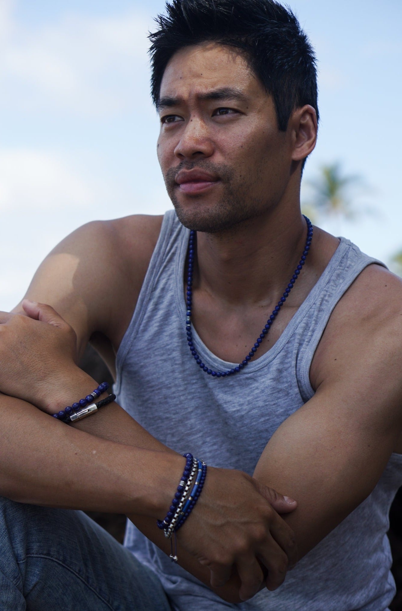 Deepwater Necklace | Lapis Lazuli & Sterling Silver