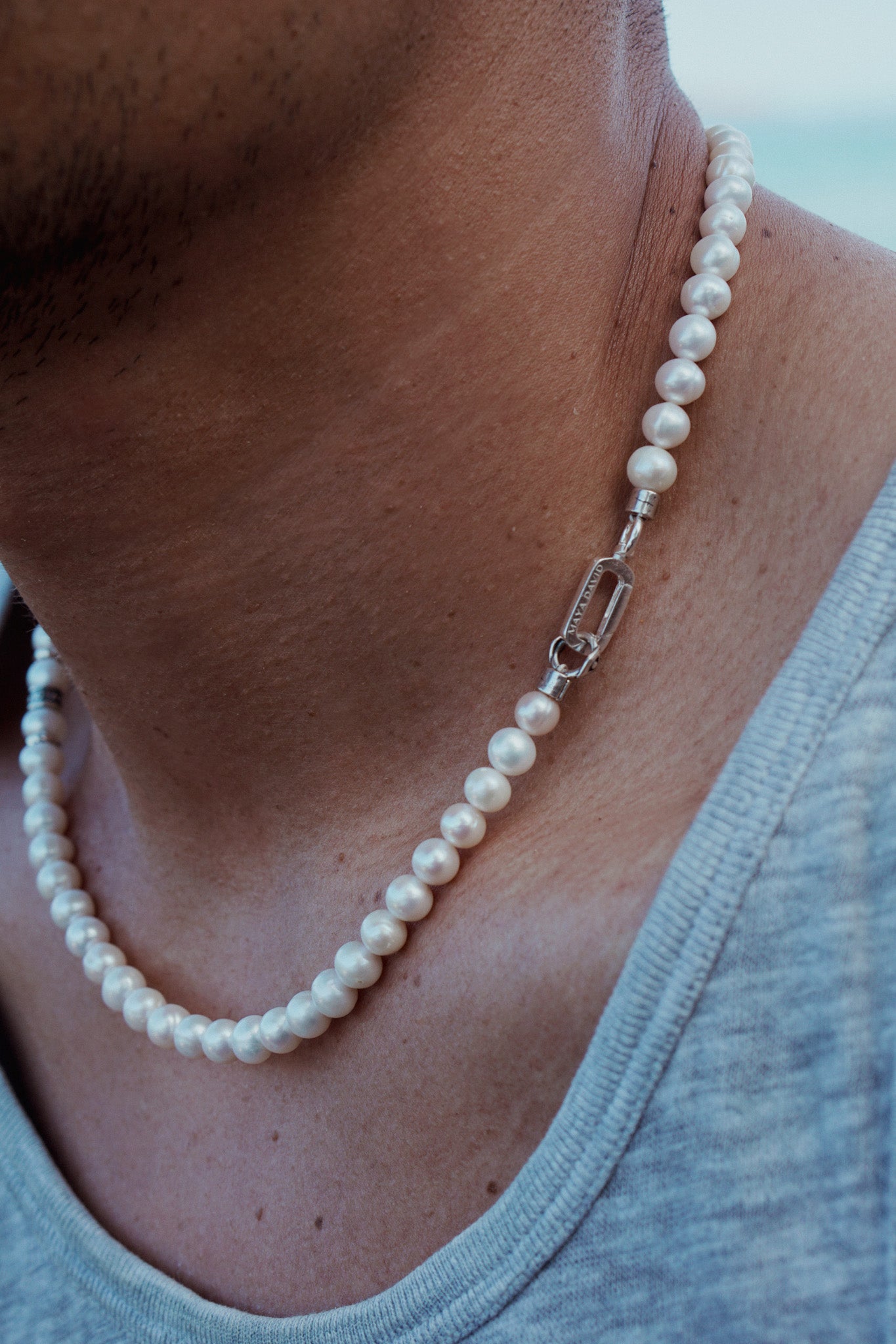 Drift Pearl Necklace | Men's