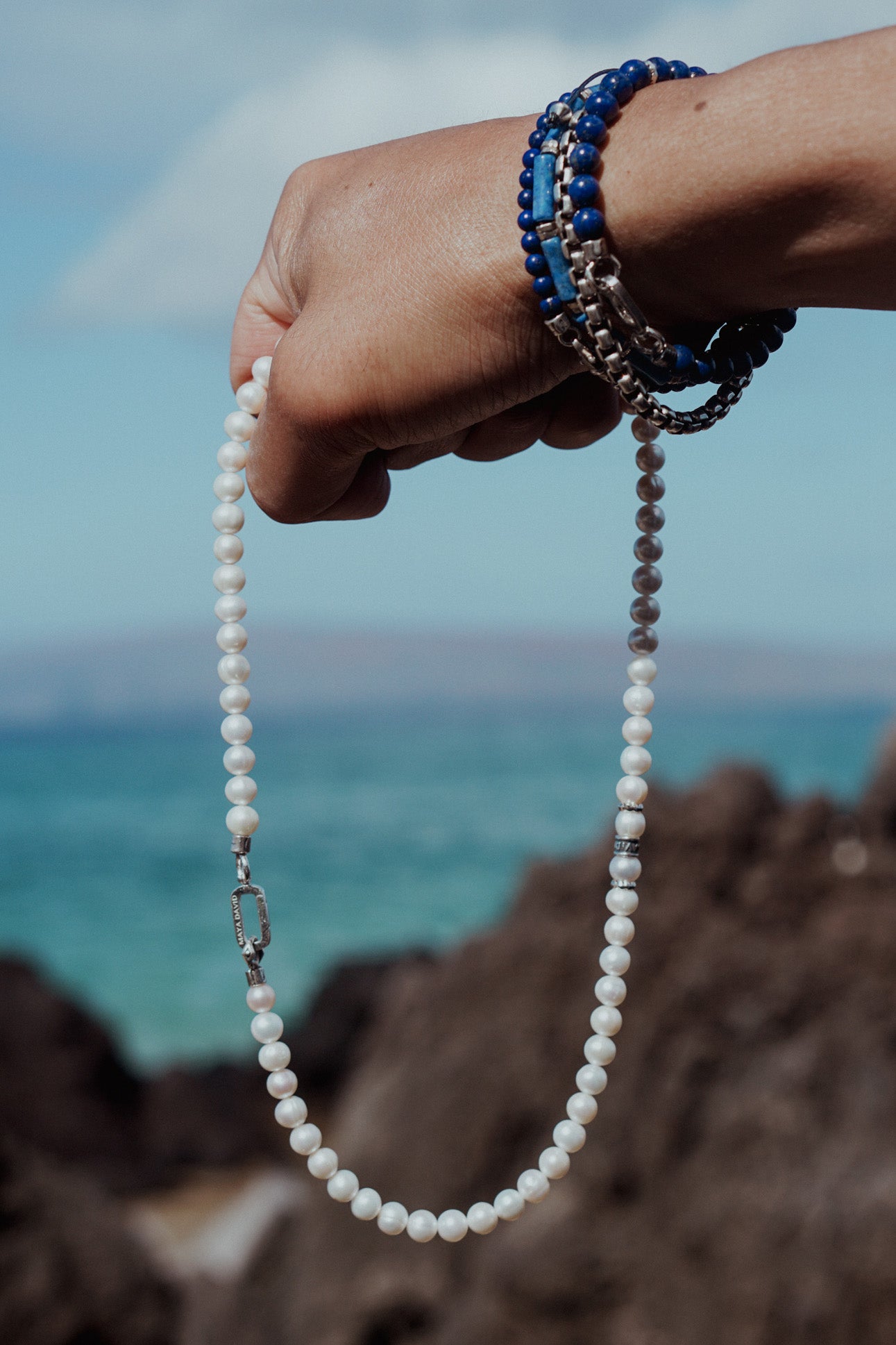Drift Pearl Necklace | Men's