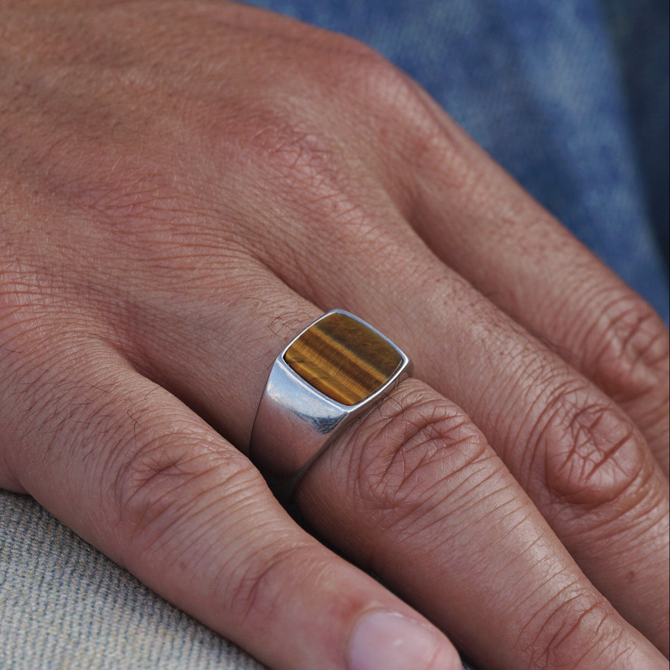Guardian Ring | Tiger's Eye & Sterling Silver