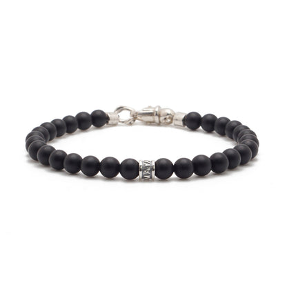 Matte Onyx | Sterling Silver | 6mm