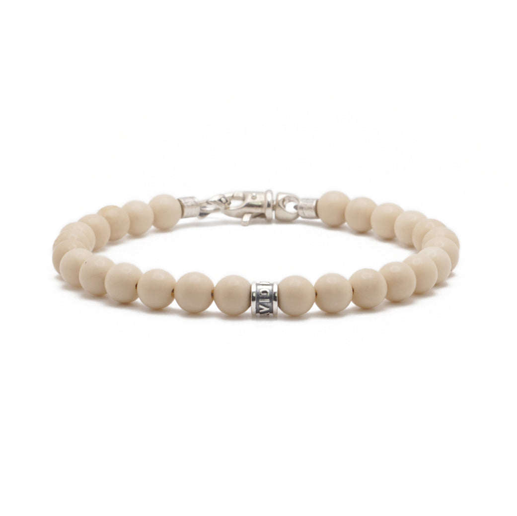Signature Bracelet | Fossil Jasper & Sterling Silver