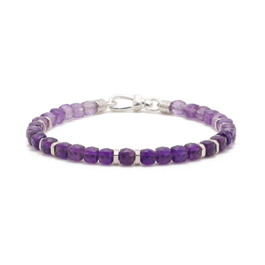 Solstice Bracelet | Amethyst & Sterling Silver