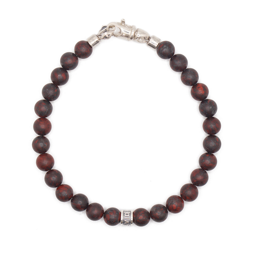 Signature Bracelet | Tiger Iron & Sterling Silver