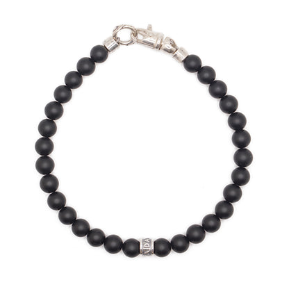 Matte Onyx | Sterling Silver | 6mm